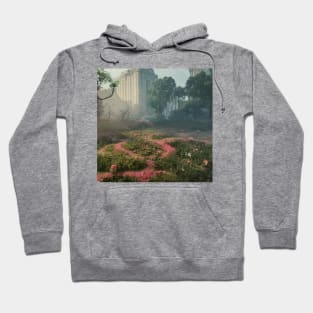 nature city overgrown Hoodie